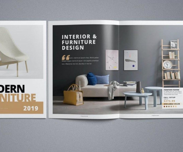 کاتالوگ چاپی در صنعت مبلمان